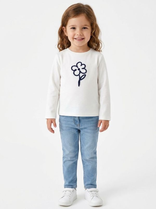 NOVITA'
T-SHIRT MAYORAL BAMBINA MANICA LUNGA IN CALDO COTONE LATTE 178