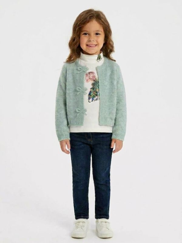 NOVITA'
CARDIGAN MAYORAL BAMBINA IN FILO DI LANA VERDE MENTA
4325