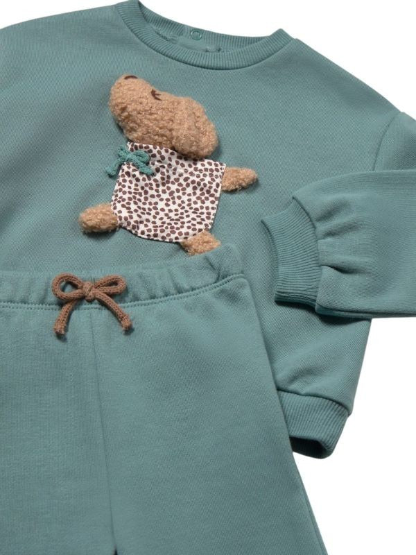 NOVITA'
COORDINATO TUTA MAYORAL NEONATA FELPATA  IN VERDE SMERALDO 2838