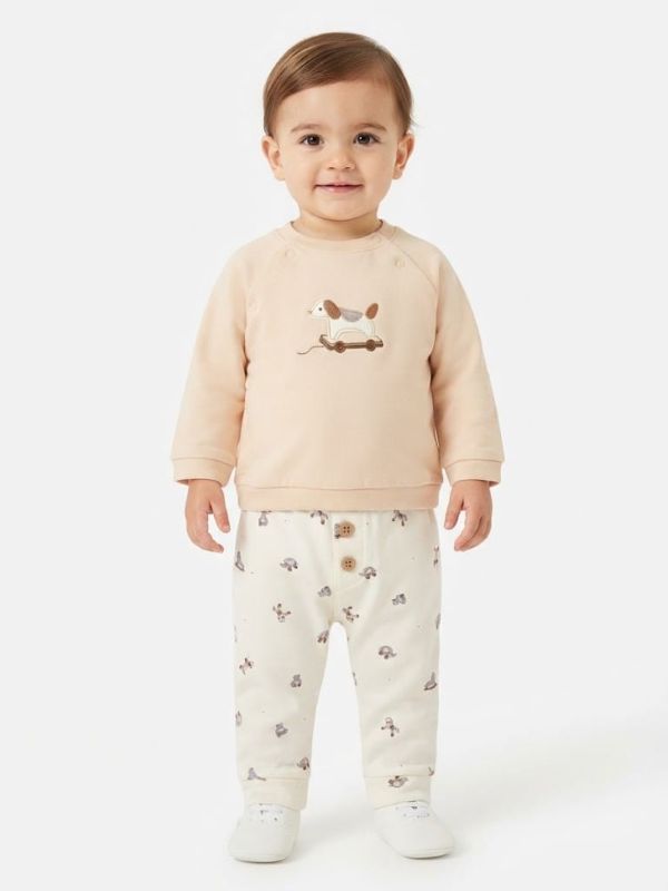 NOVITA'
COORDINATO MAYORAL NEONATO CON RICAMO BEIGE E LATTE
2664