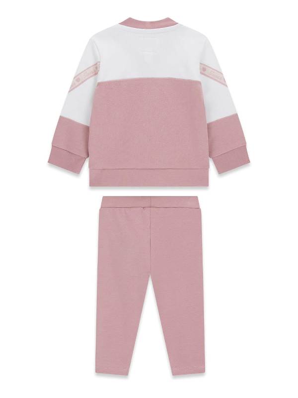NOVITA'
COORDINATO GUESS NEONATA LATTE E ROSA CON ZIP
A6YG06K3909