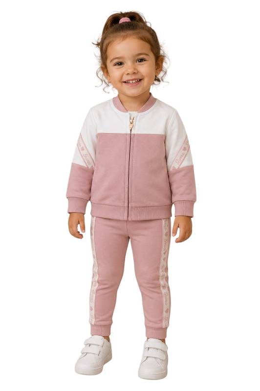 NOVITA'
COORDINATO GUESS NEONATA LATTE E ROSA CON ZIP
A6YG06K3909