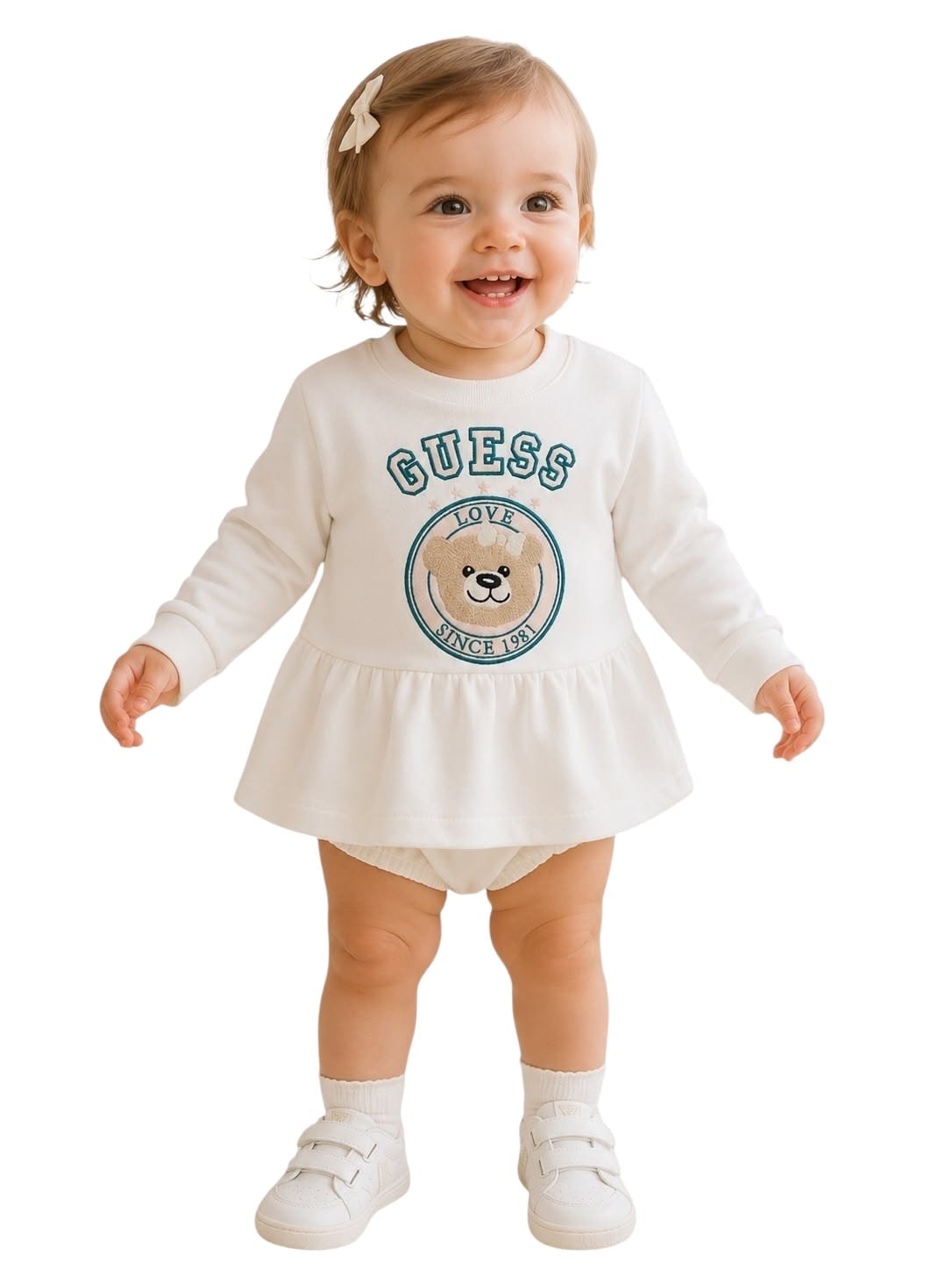 NOVITA'
ABITO GUESS NEONATA CREAM WHITE
A6YK06K3907