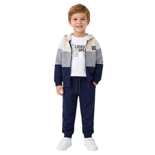 NOVITA'
COORDINATO TUTA 3 PEZZI MAYORAL BAMBINO FELPATA BLU E BEIGE 4808