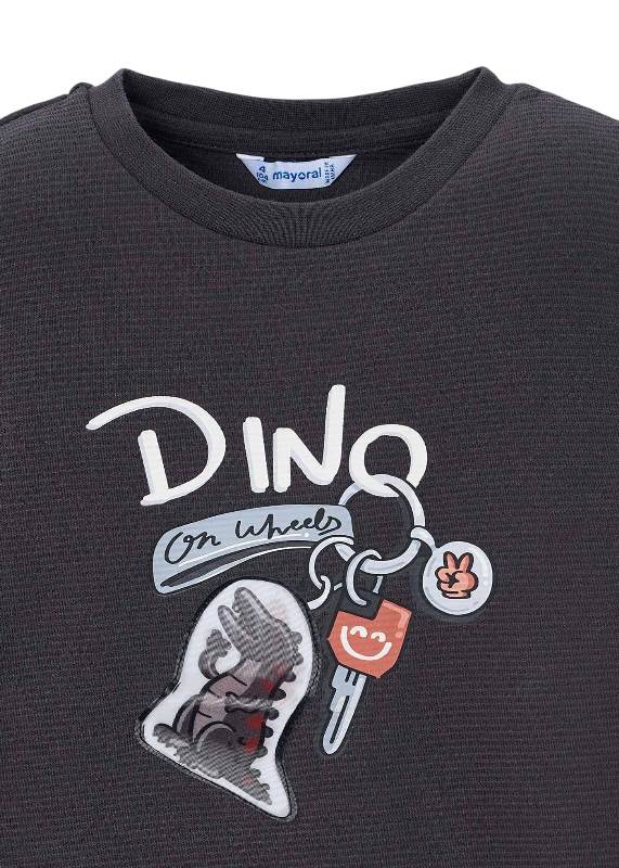 NOVITA'
T-SHIRT MAYORAL BAMBINO IN CALDO COTONE A COSTINE GRIGIO LAVAGNA 4010