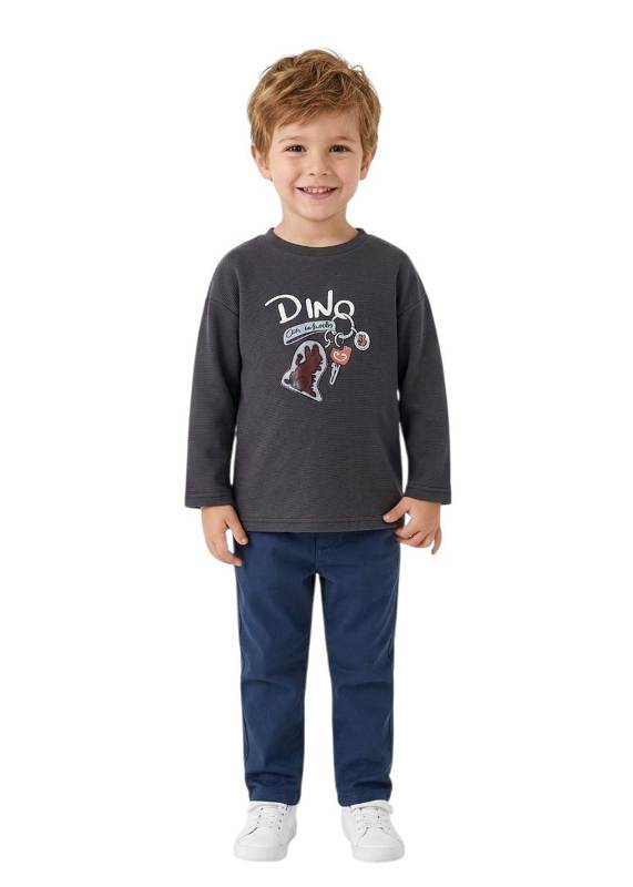 NOVITA'
T-SHIRT MAYORAL BAMBINO IN CALDO COTONE A COSTINE GRIGIO LAVAGNA 4010