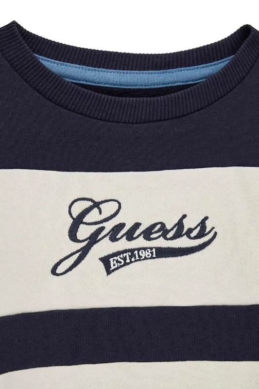 NOVITA'
FELPA GUESS NEONATO CON FASCE BLU AZZURRE E PANNA
N6BQ05K6114