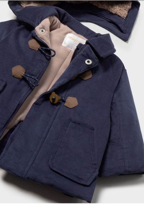 NOVITA'
GIUBBOTTO MAYORAL NEONATO MODELLO CAPPOTTO IN VELLUTO BLU 2414