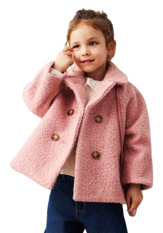 NOVITA'
GIUBBOTTO BAMBINA MAYORAL MODELLO CAPPOTTO IN BOUCLéT ROSA CON BORSETTA 4411