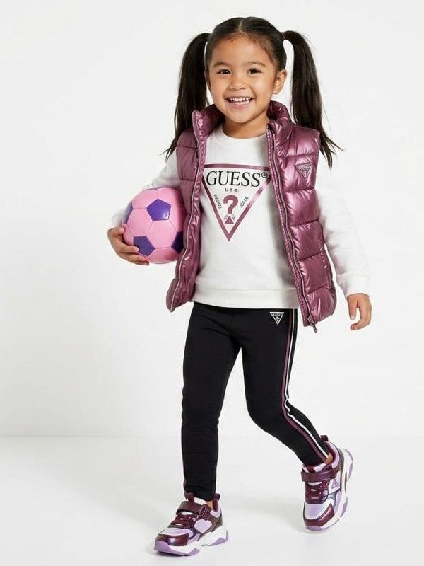 NOVITA'
FELPA GUESS BAMBINA BIANCA CON LOGO METALIZZATO ROSA
K74Q12KAUG0