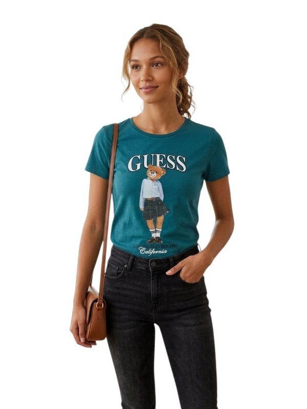 NOVITA'
T-SHIRT GUESS RAGAZZA TEDDY GREEN IN CALDO COTONE
J6YI08K3710