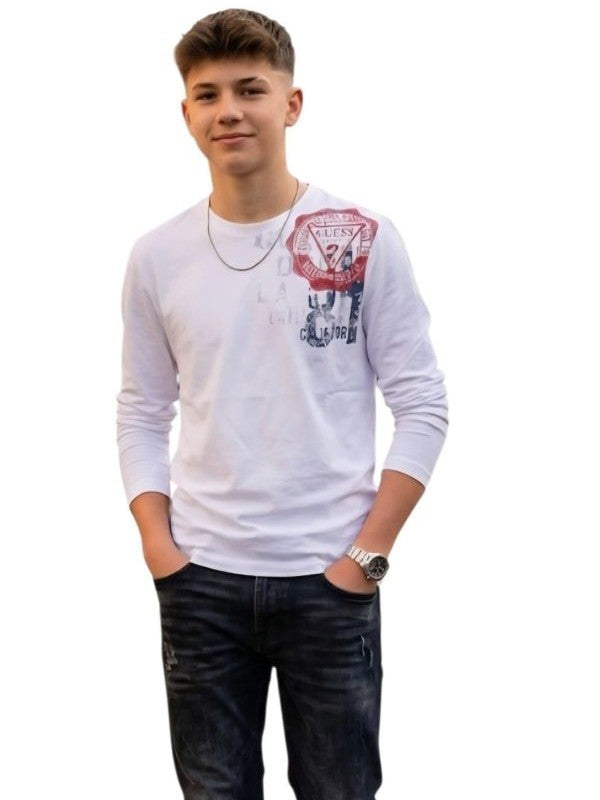 NOVITA'
T-SHIRT GUESS RAGAZZO MANICA LUNGA BIANCA LOGO GRAFFITO
L6YI04K3709