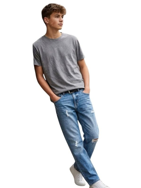 NOVITA'
JEANS GUESS RAGAZZO LAVAGGIO MEDIO CON STRAPPI FODERATI REGULAR RIGID 
L6YA01D1225